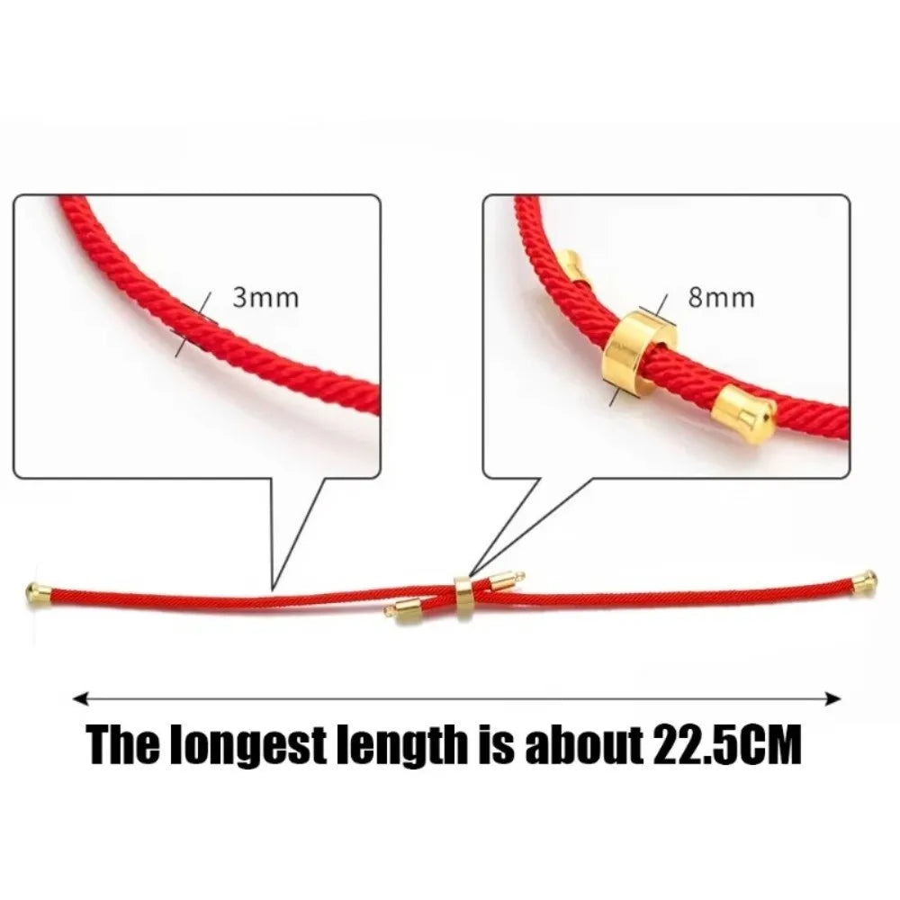 5pcs Adjustable String Bracelets 22.5cm – DIY Jewelry Making DIY String Bracelet PLUSH
