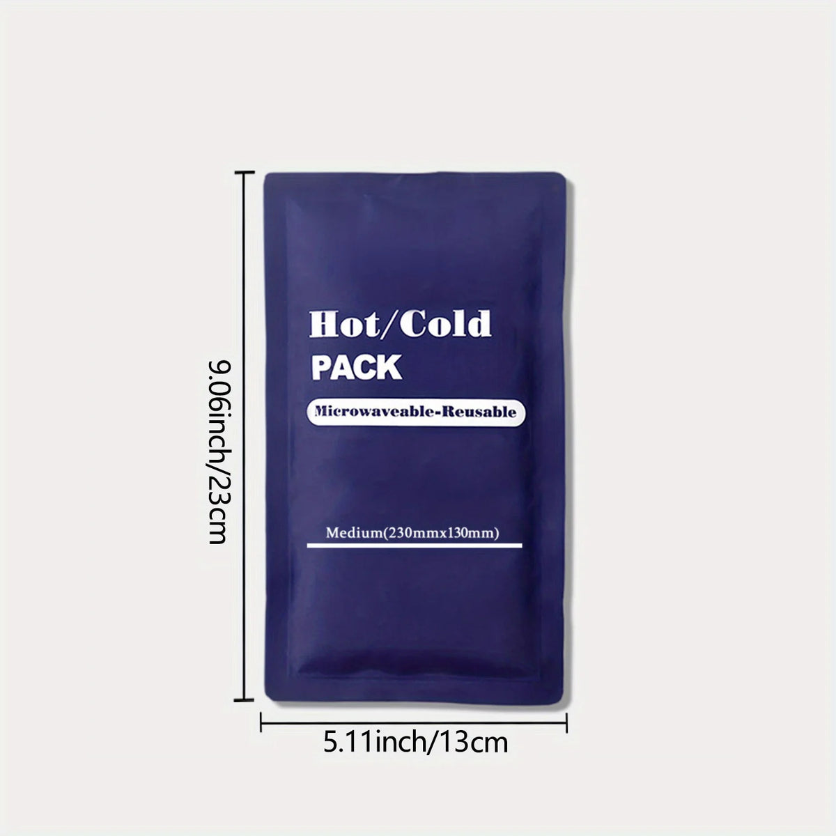 Reusable Gel Hot & Cold Pack – Portable Ice Bag for Knee & Leg Gel Hot Cold Pack PLUSH 28x13CM