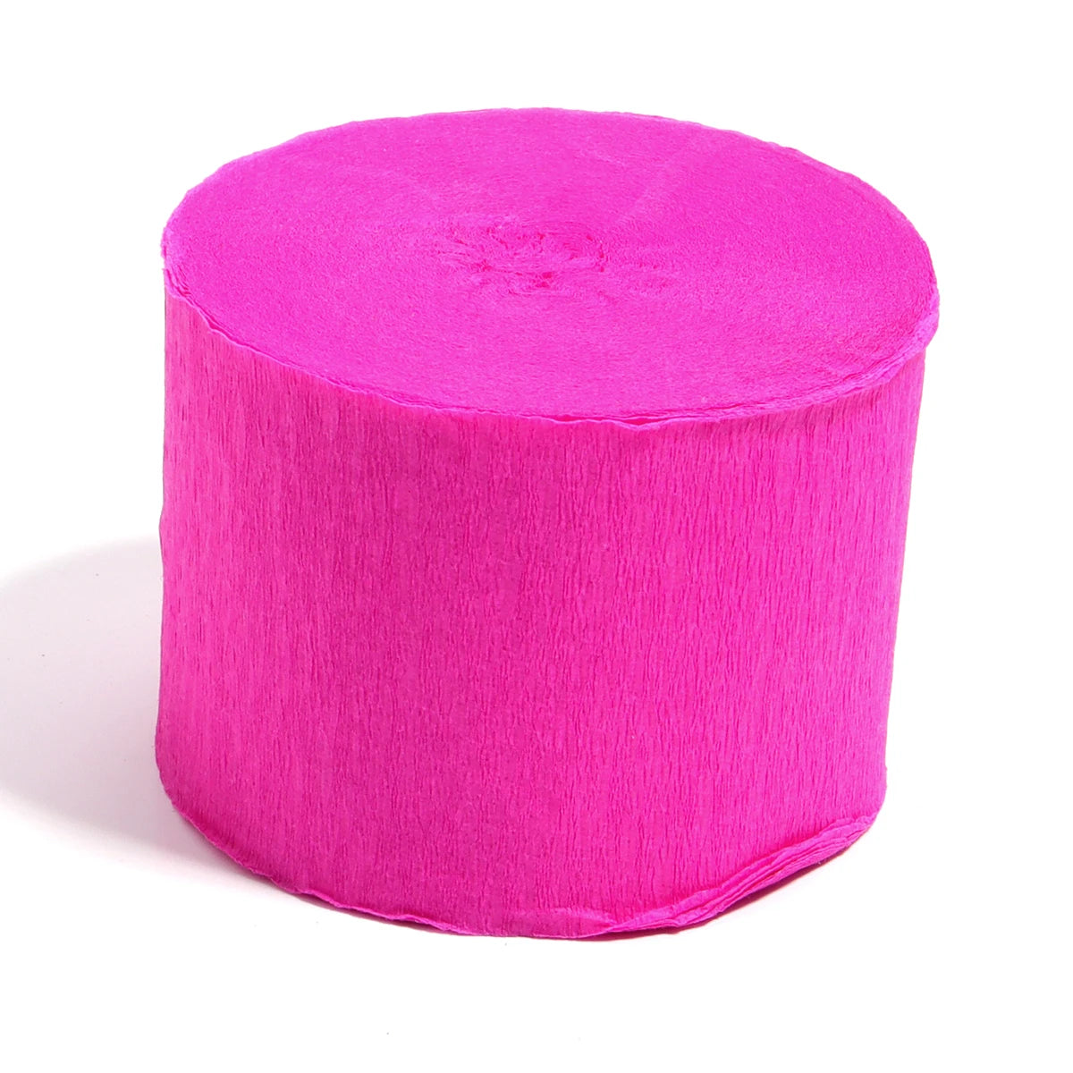 25m Colorful Crepe Paper Streamer Rolls – Party & Wedding Décor Party Streamer Rolls PLUSH hotpink