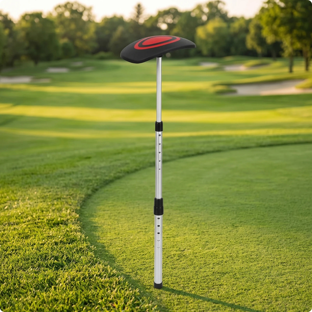 MagiDeal Golf Club Travel Support Rod – Telescopic, Lightweight Golf Travel Accessory PLUSH Silver Red
