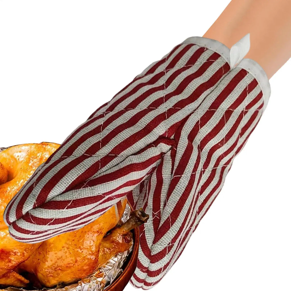 Heat-Resistant Oven Mitt – Non-Slip Kitchen Potholder Glove Oven Mitt PLUSH