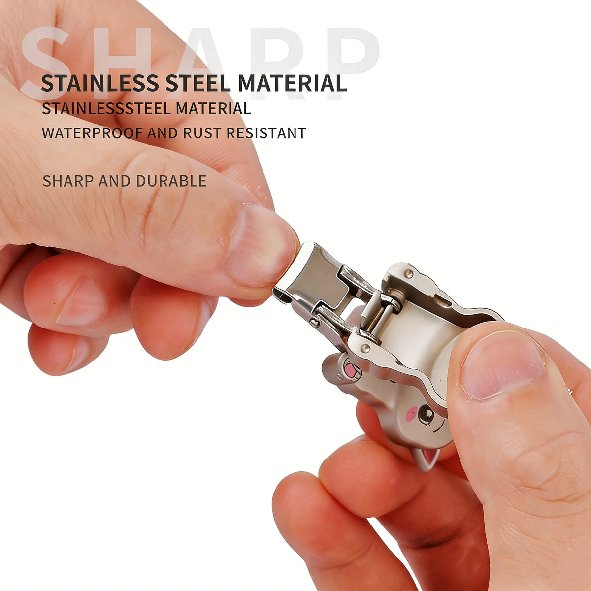 Ouriner Stainless Steel Nail Clipper with Storage | Manicure Tool Nail Clipper PLUSH