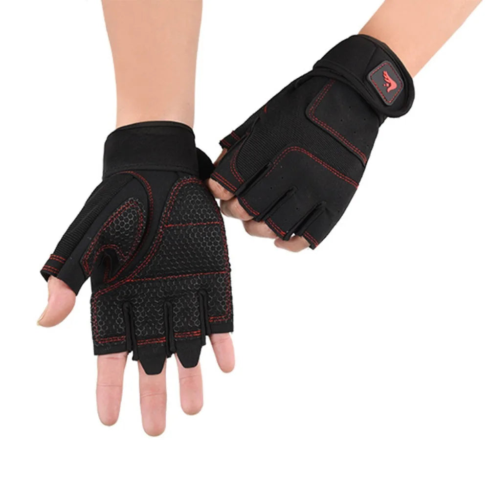 Goatskin Leather Fingerless Motorcycle Gloves – Vintage Racing Motorcycle Riding Gloves PLUSH Black-XL