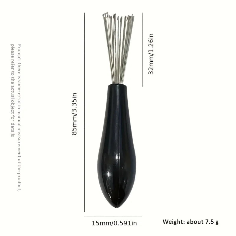 2-Piece Comb Cleaning Brush Set – Hair & Dust Removal Tool Comb Cleaning Brush PLUSH