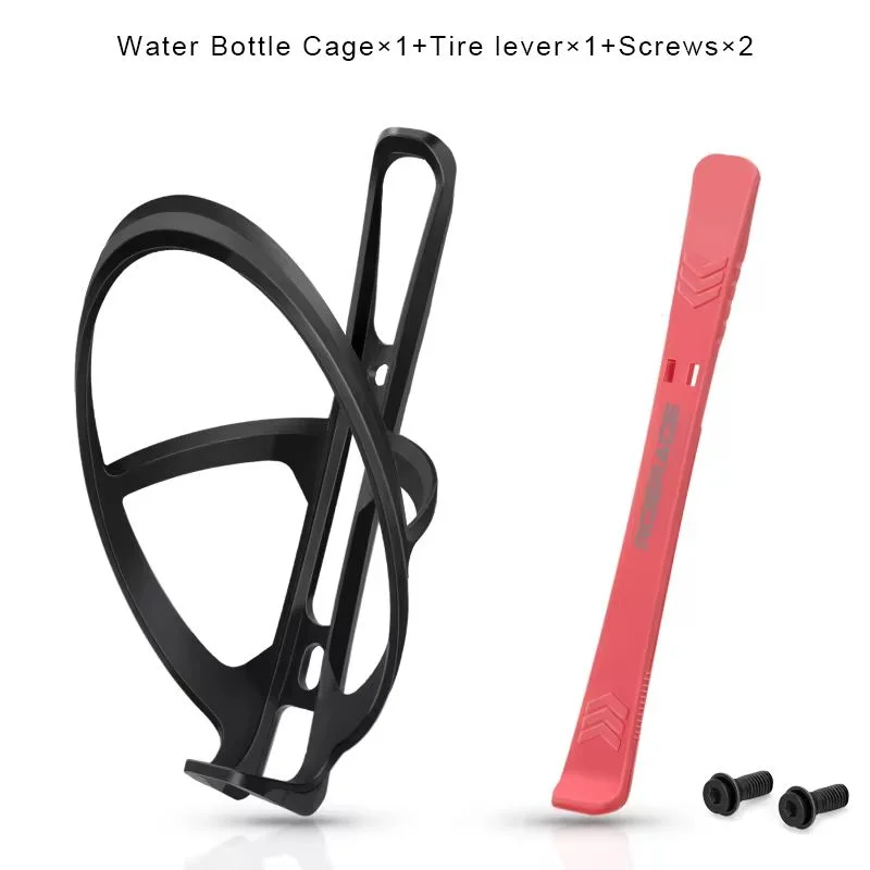 Lightweight MTB Bike Water Bottle Cage with Tire Lever Bike Bottle Cage PLUSH 1 PC