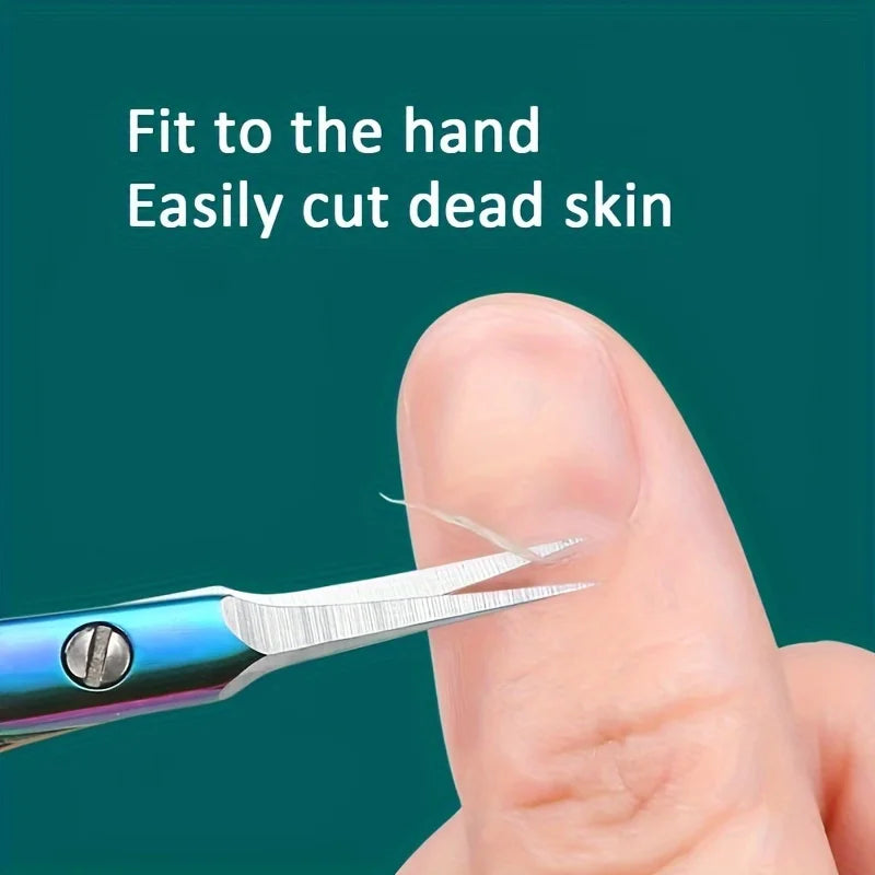 Stainless Steel Cuticle Scissors – Nail Care & Manicure Tool Cuticle Scissors PLUSH