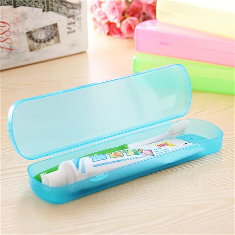 Portable Toothbrush Travel Case – Candy Color Storage Box Toothbrush Travel Case PLUSH