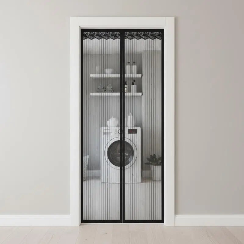 Magnetic Screen Door Mesh Curtain – Insect & Fly Net Mesh Door Screen PLUSH
