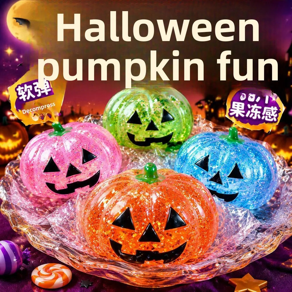 Halloween Pumpkin Squishy Toy – Slow Rebound Fidget Squeeze Squishy Fidget Toy PLUSH