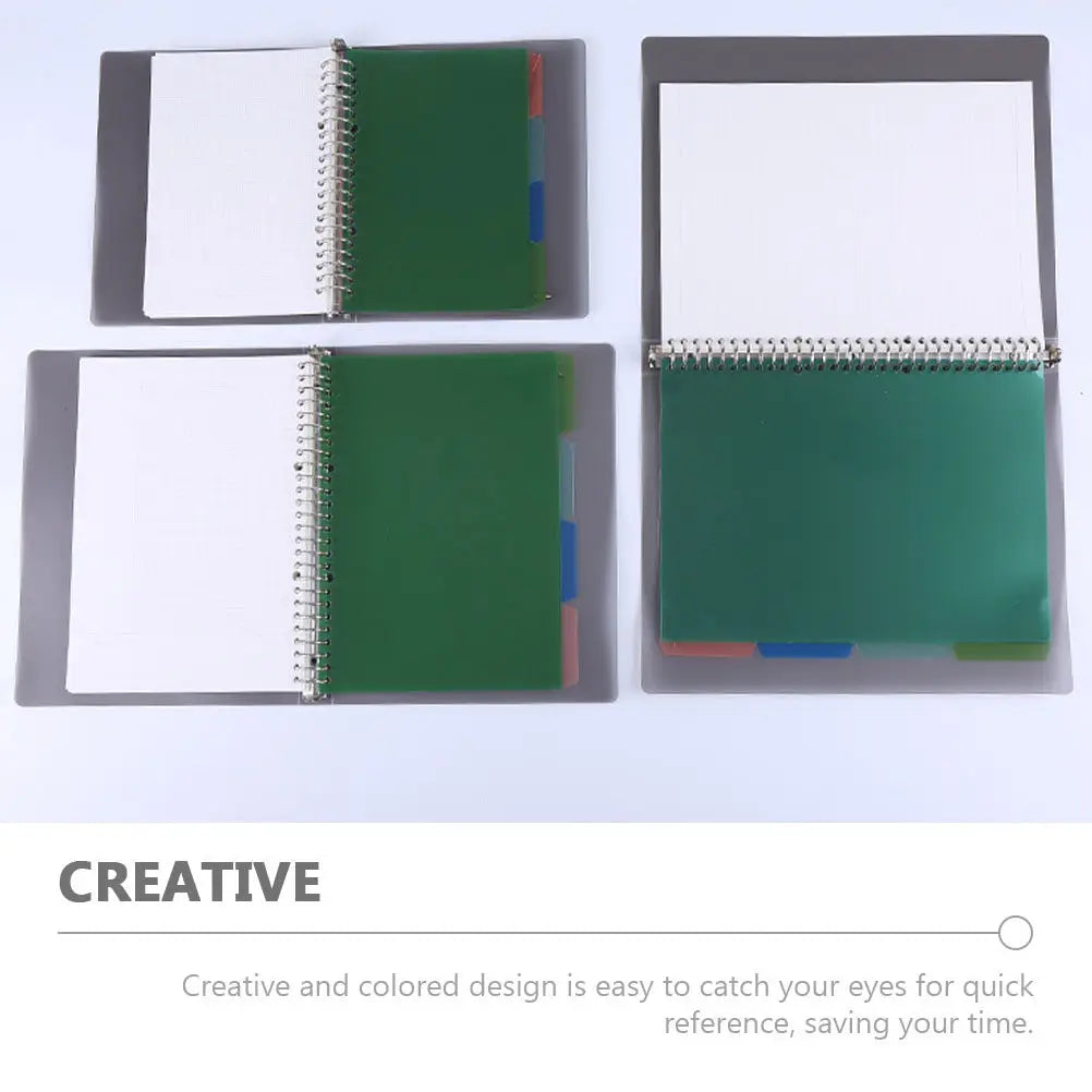 Index Binder Dividers 8 Sets – Colored Heavy Duty Page Separators Binder Dividers PLUSH