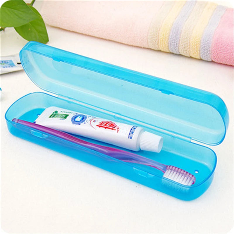 Portable Toothbrush Travel Case – Candy Color Storage Box Toothbrush Travel Case PLUSH