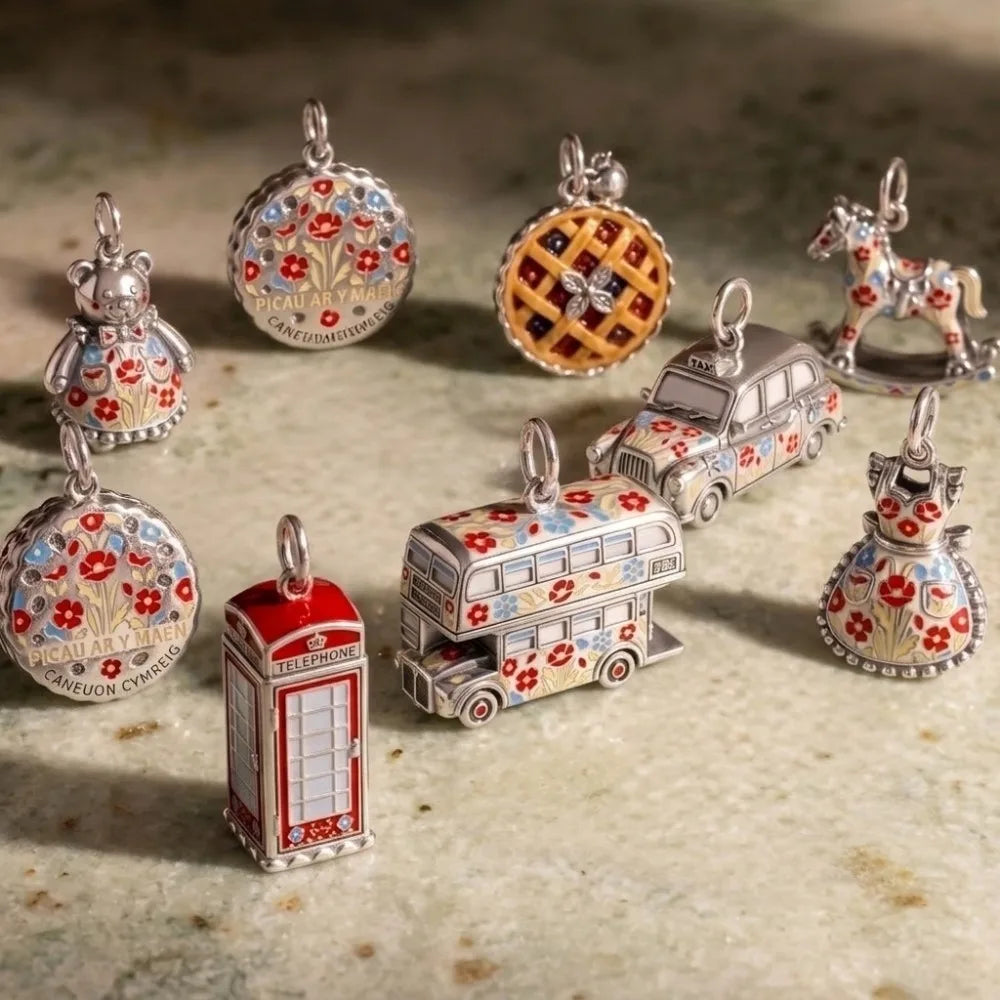 London Enamel Stainless Steel Charms – DIY Jewelry Making DIY Jewelry Charm PLUSH