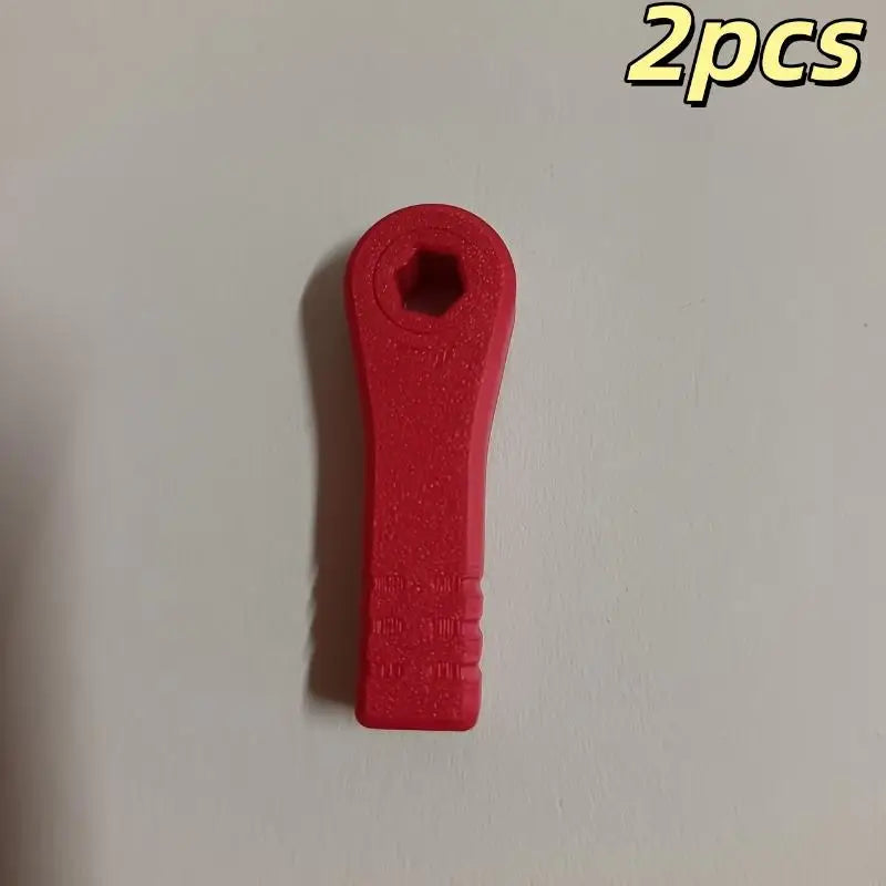 3D Printed Mini Pocket Ratchet Screwdriver 2pcs EDC Set Ratchet Screwdriver Set PLUSH Red