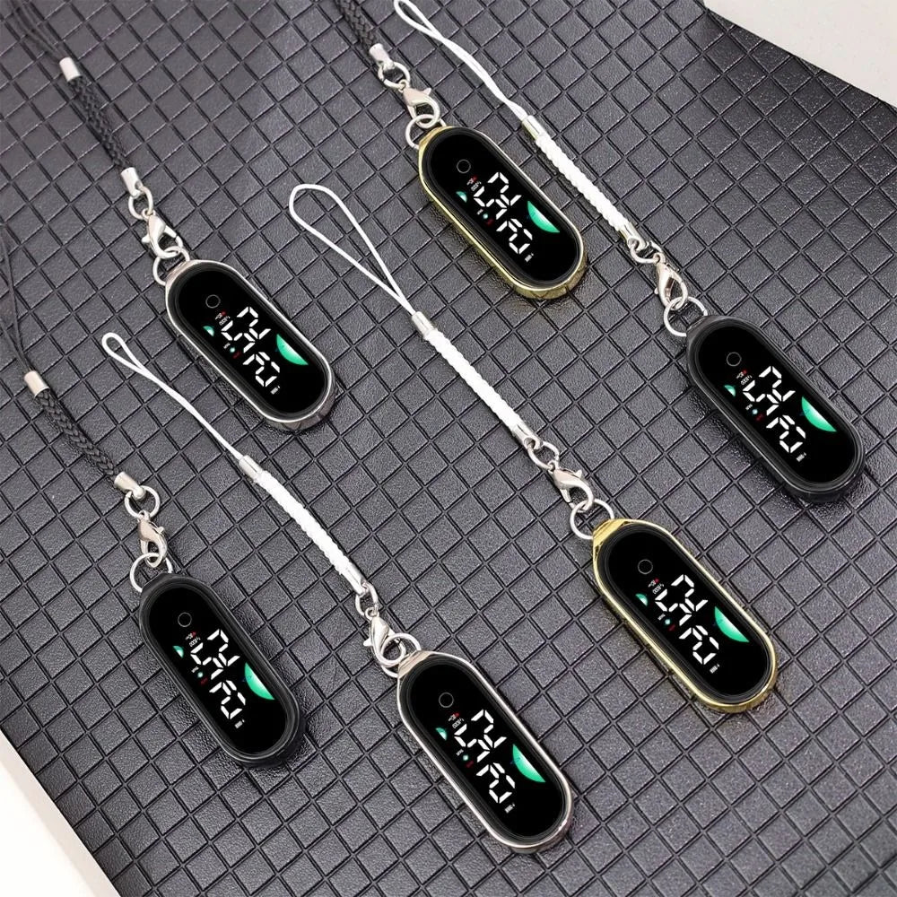 Luminous Digital Keychain Watch – Waterproof Hanging Pendant Clock Digital Keychain Watch PLUSH