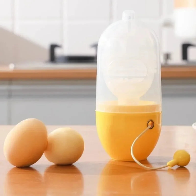 Manual Egg Yolk Mixer – Portable Detachable Egg Spinner Egg Yolk Mixer PLUSH