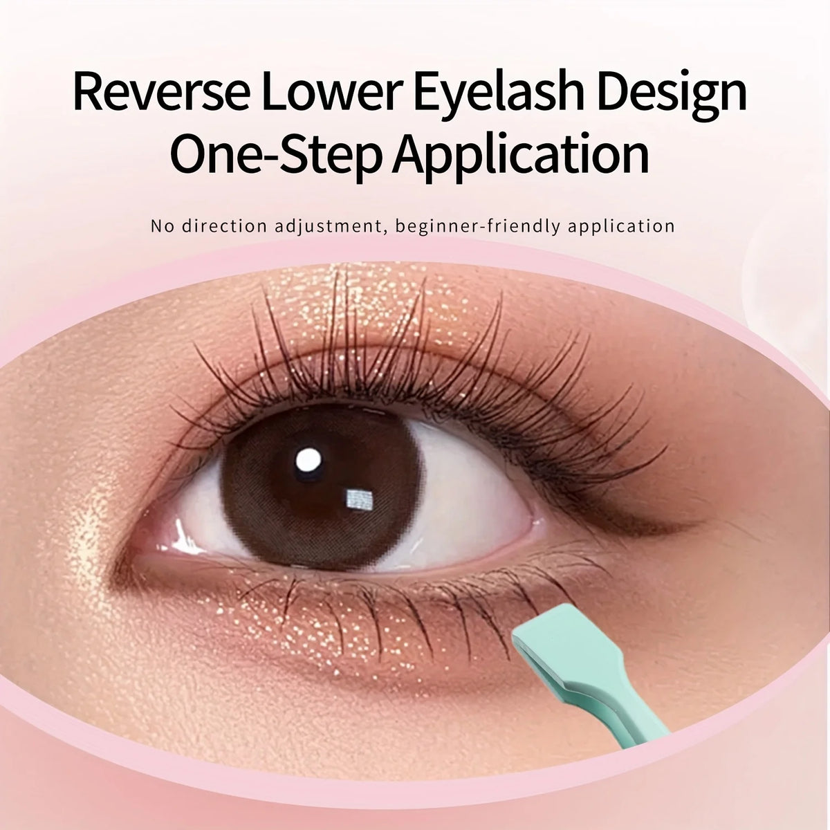 Ouriner Flat Tip Eyelash Tweezers – Precision Lash Extension Tool Eyelash Tweezers PLUSH