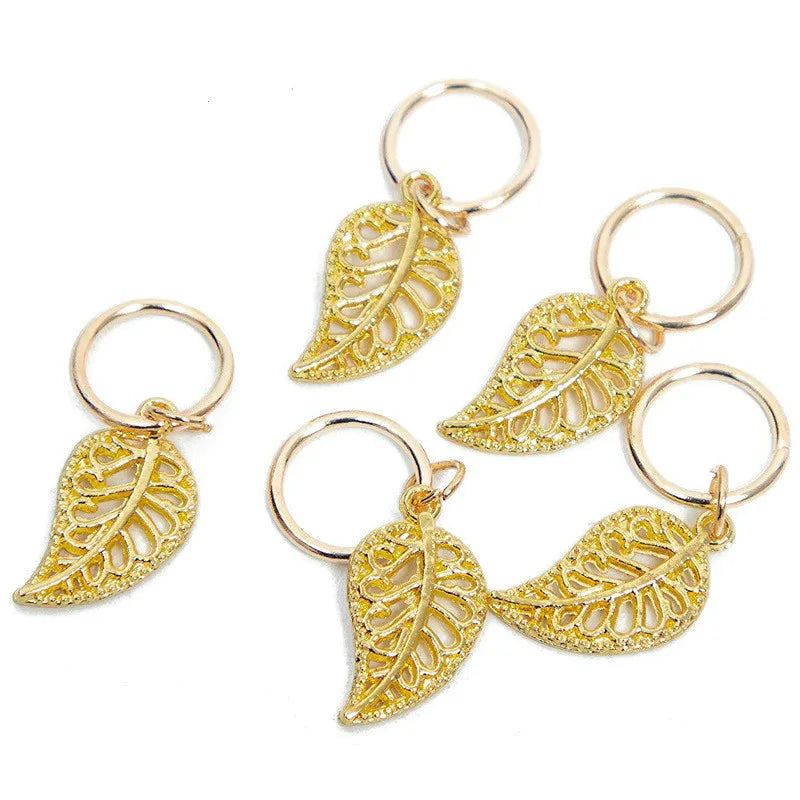 Alloy Shell Dreadlock Beads Hair Cuffs Rings & Clips – 5-10pcs Dreadlock Hair Beads PLUSH 5 pcs NO.28