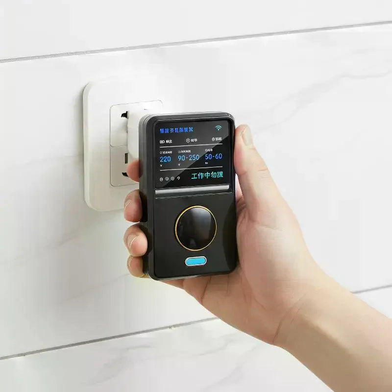 Household Electricity Power Saver Device – Energy Saving Box Energy Saving Device PLUSH Black