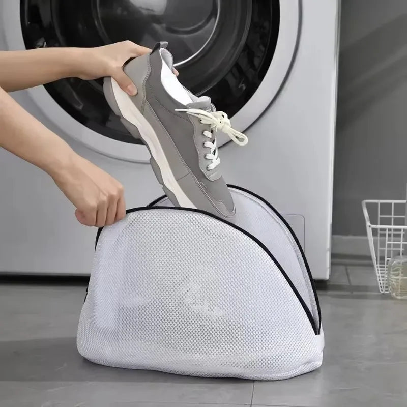 Mesh Shoe Washing Bags with Zipper – 2pcs Laundry Organizer Mesh Laundry Bag PLUSH