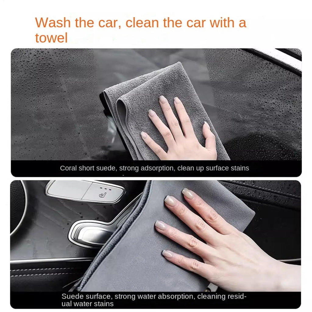 Microfiber Car Cleaning Towel – Lint-Free & Absorbent Car Cleaning Towel PLUSH