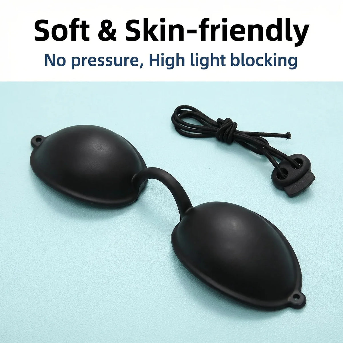 Red Light Therapy Glasses – See-Through Tanning Safety Goggles Eye Protection Goggles PLUSH