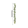 2-Pack Artificial Easter Egg Garland Wreaths | Spring Vine Decor Easter Garland Wreath PLUSH A 2Pcs