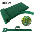 Adjustable Nylon Plant Ties – Reusable Velcro Loop Fasteners Garden Plant Ties PLUSH 200Pcs