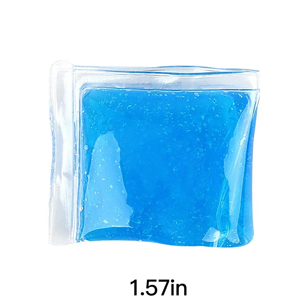 Reusable Finger & Toe Gel Ice Pack – Wearable Cold Wrap Wearable Gel Ice Pack PLUSH Blue-4cm