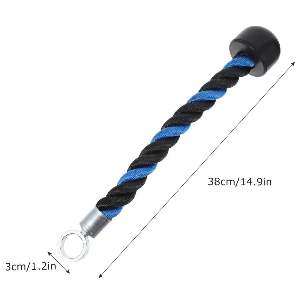 Single Handle Fitness Pull Rope – Triceps & Biceps Trainer Fitness Cable Attachment PLUSH
