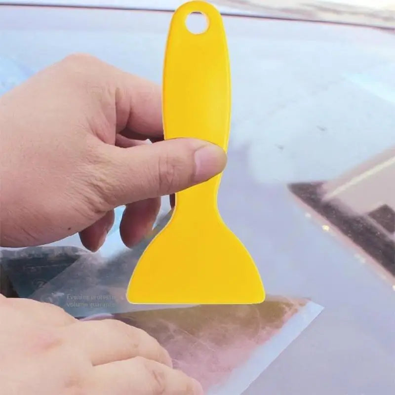 Yellow Triangular Squeegee – Car Window Tint Film Tool Window Tint Tool PLUSH