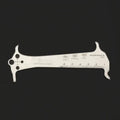 Bike Chain Wear Indicator Gauge Tool – Stainless Steel Bike Chain Gauge PLUSH WHITE