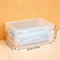 2-Pack Transparent Large Capacity Mask & Medicine Storage Box Storage Box PLUSH 2PCs