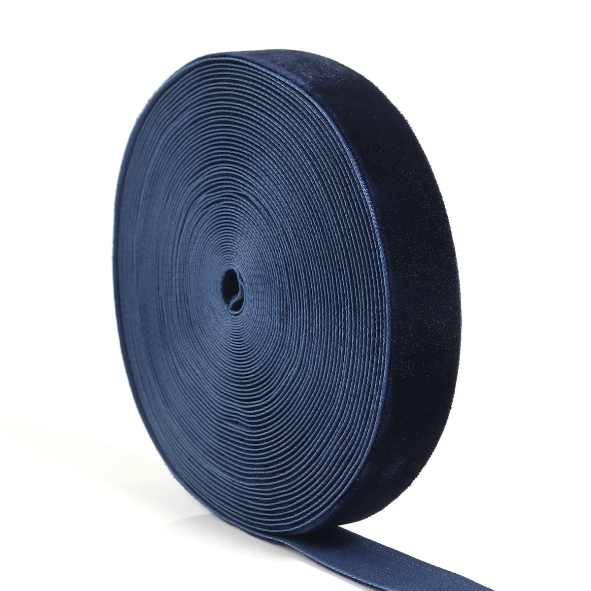 Navy Blue Velvet Ribbon Single Face Flocking 5/10 Yards DIY Velvet Craft Ribbon PLUSH 20mm 10yards mm