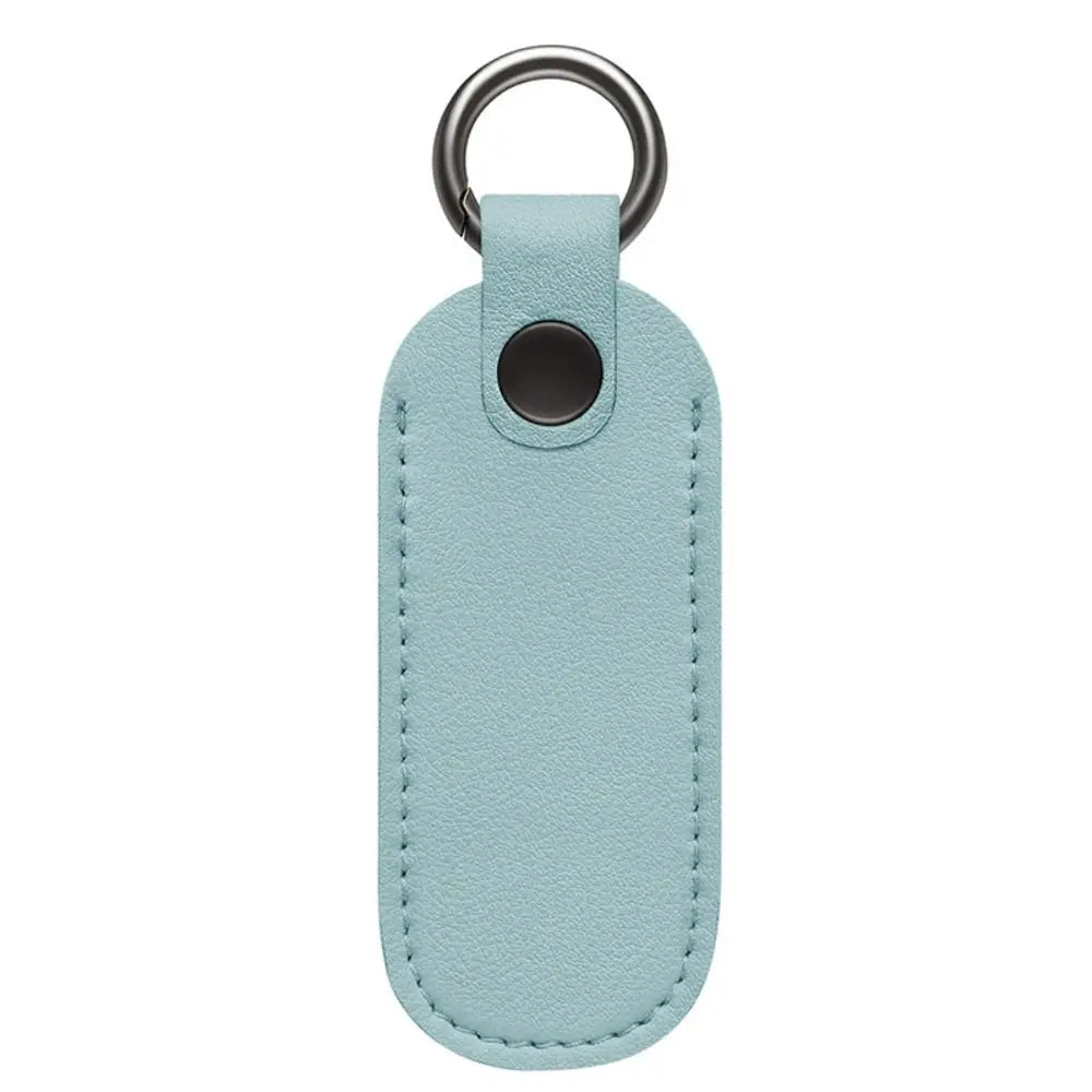 Mini Gift Bag Keychain USB Flash Drive Holder & Key Ring Charm Keychain Charm Pouch PLUSH Light Blue