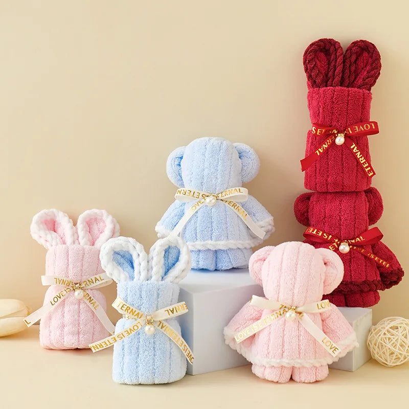 Rabbit Soft Bath Towel – Kids Gift for Easter, Birthday & More Novelty Bath Towel PLUSH