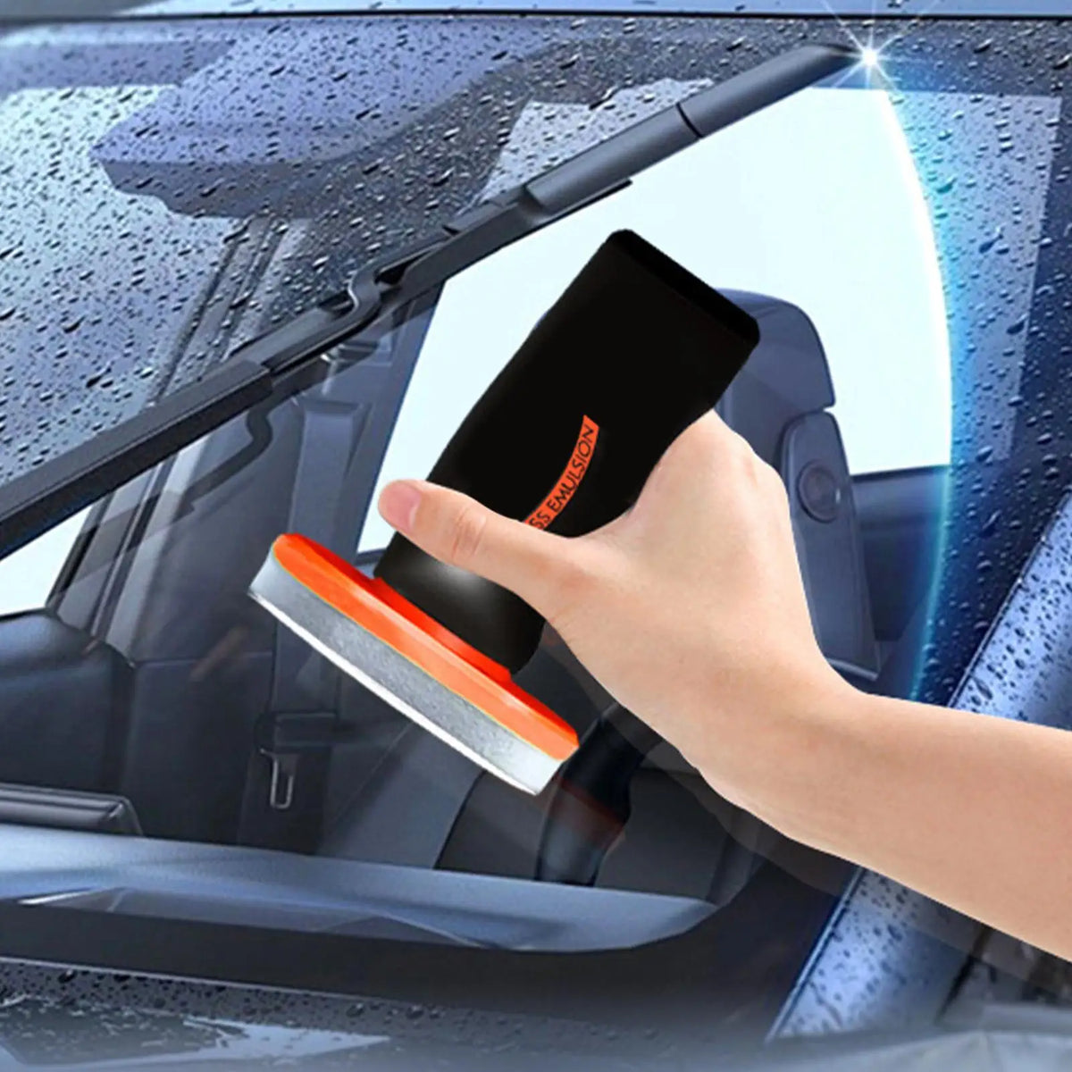 Auto Glass Oil Film Cleaner – Hydrophobic Windshield Paste Auto Glass Cleaner PLUSH