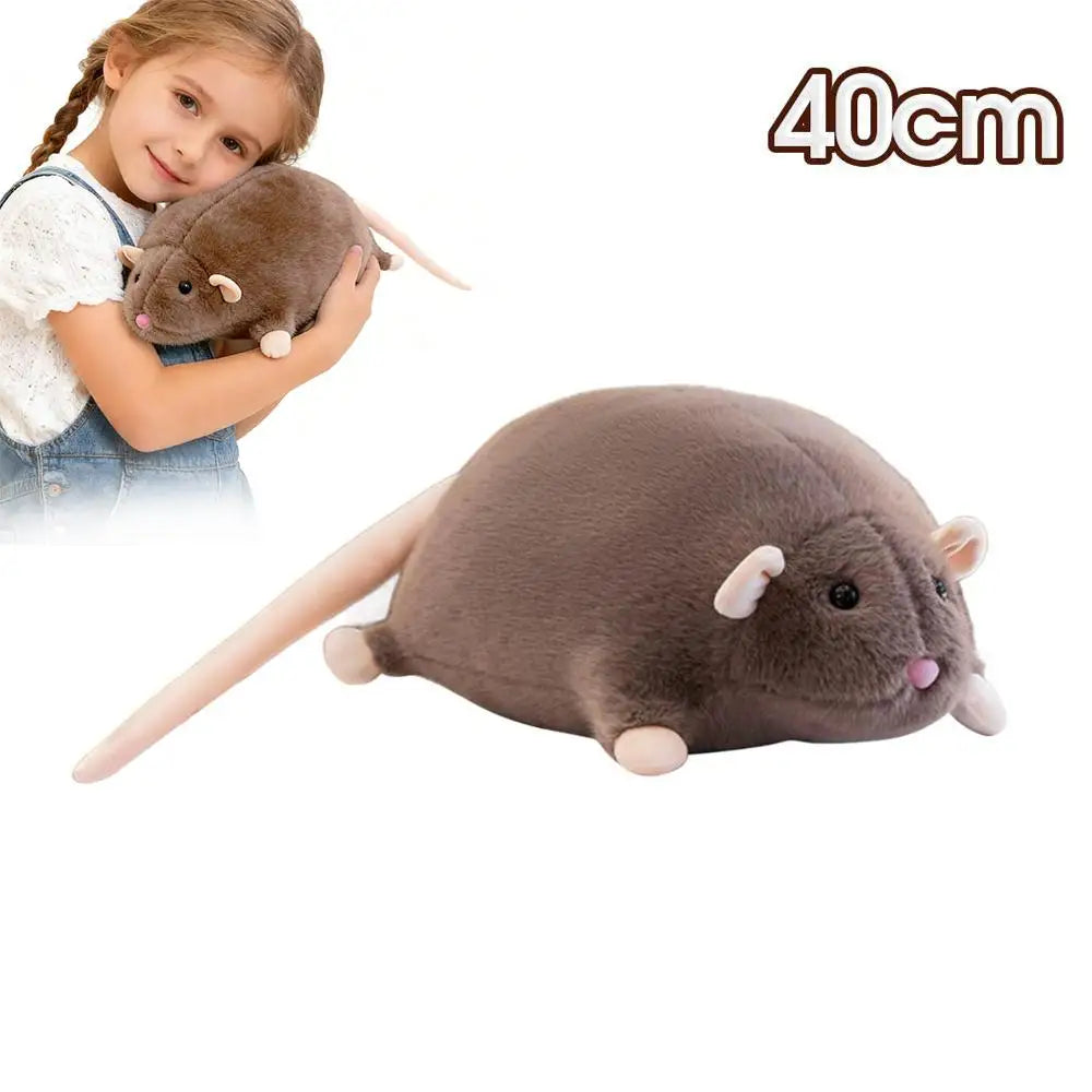 30cm Cute Mouse Plush Toy – Soft Cartoon Rat Stuffed Animal Stuffed Plush Toy PLUSH Brown