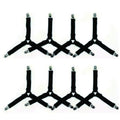 Bed Sheet Fasteners – Adjustable Elastic Clips 4 or 8 Pack Bed Sheet Clips PLUSH Black 8Pcs