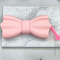 Bow-Shaped Silicone Eyeglass Case with Lanyard – Shockproof Eyeglass Case PLUSH Light Pink