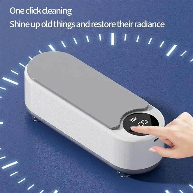 400ml Ultrasonic Jewelry Cleaner for Rings, Glasses & Brushes Ultrasonic Cleaner PLUSH
