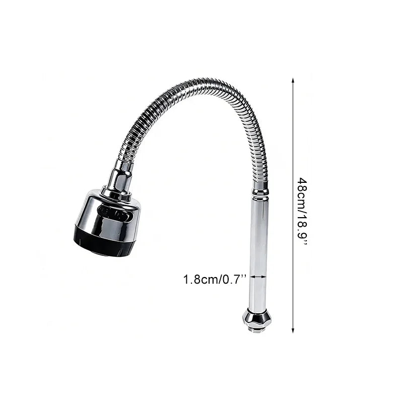 Kitchen Faucet Flexible Outlet Pipe Metal Universal Joint Sprayer Faucet Sprayer Accessory PLUSH