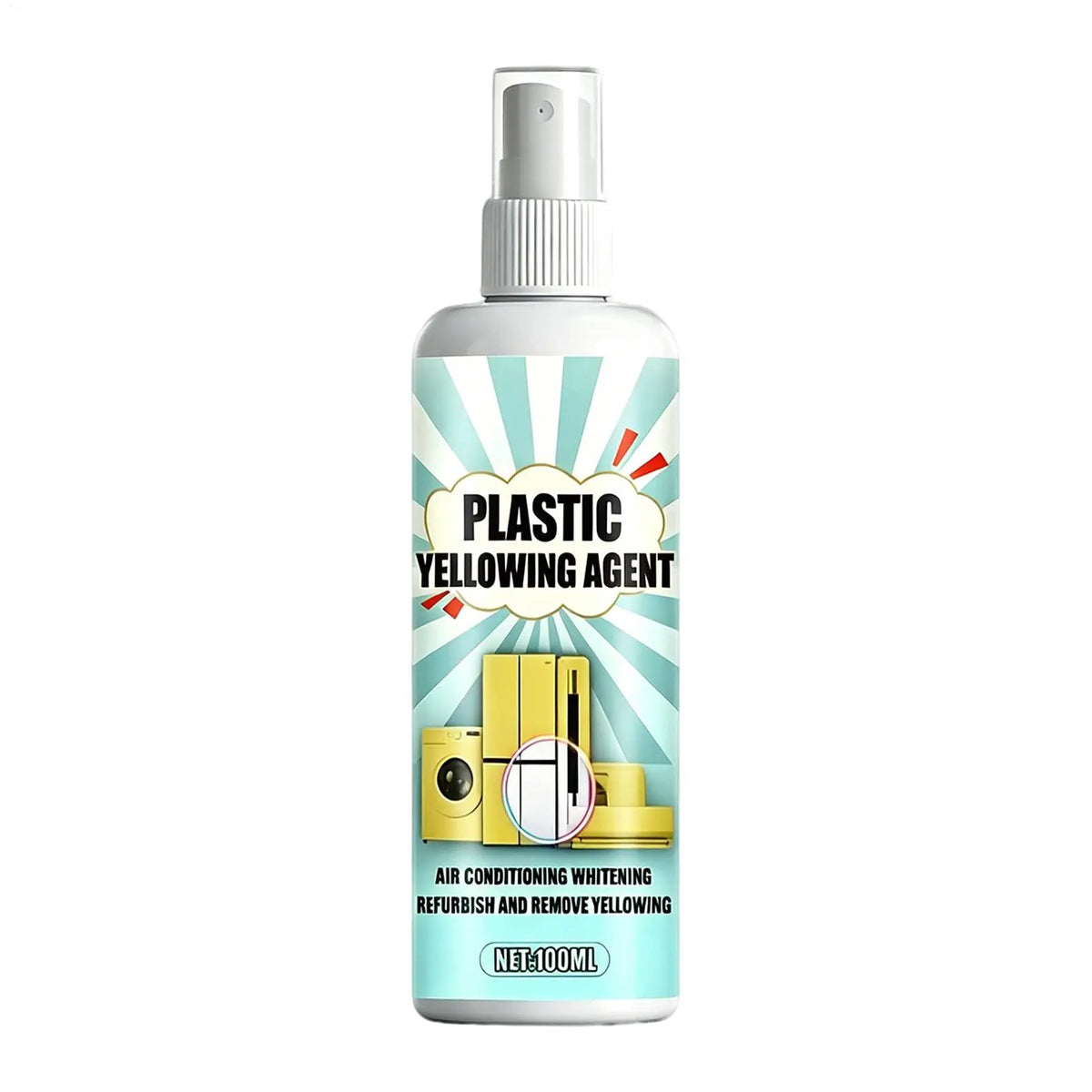 100ml ABS Yellowing Remover – Plastic & Appliance Restorer Plastic Cleaning Agent PLUSH