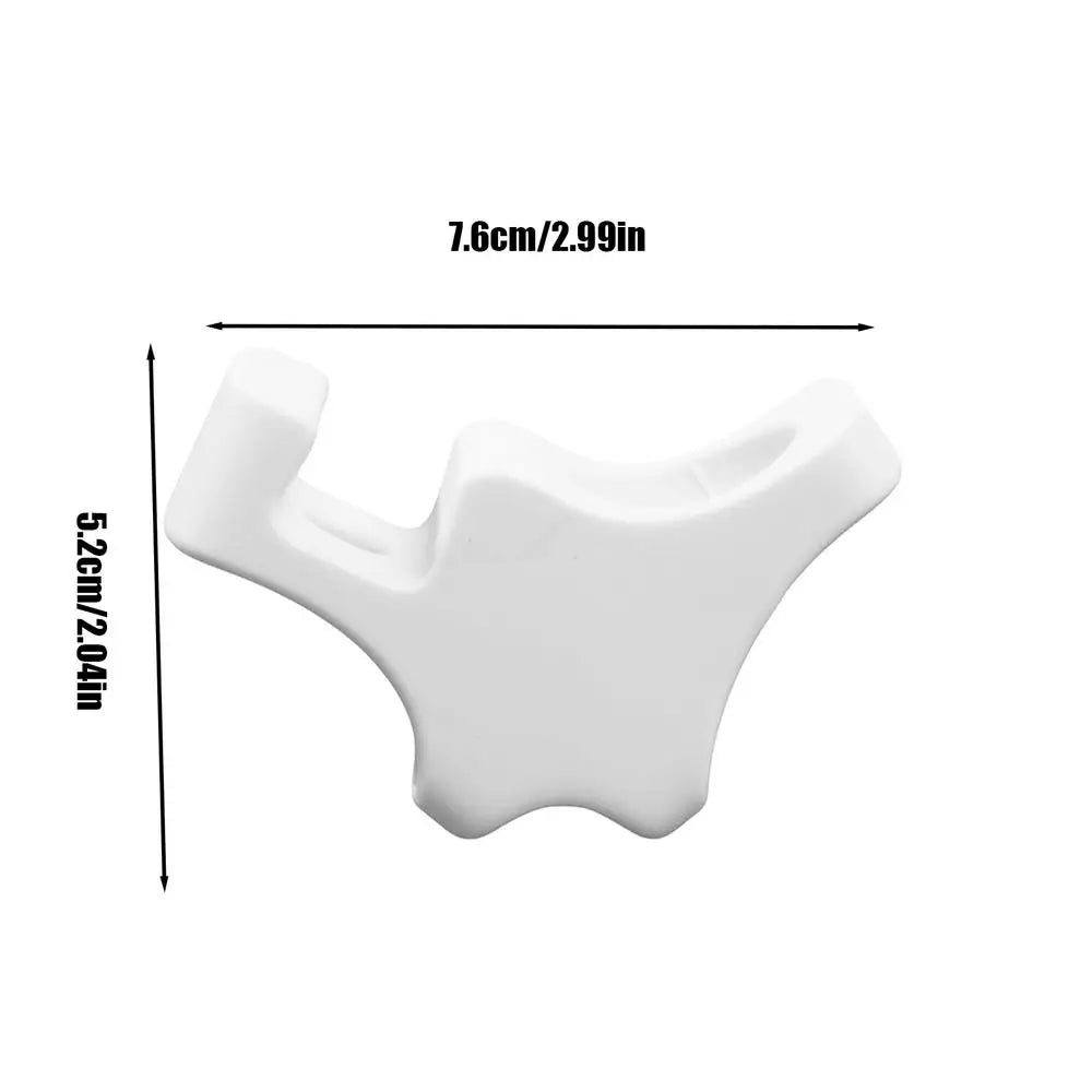 Reusable Eye Drop Guide Applicator Holder | Steady & Precise Eye Drop Applicator PLUSH White