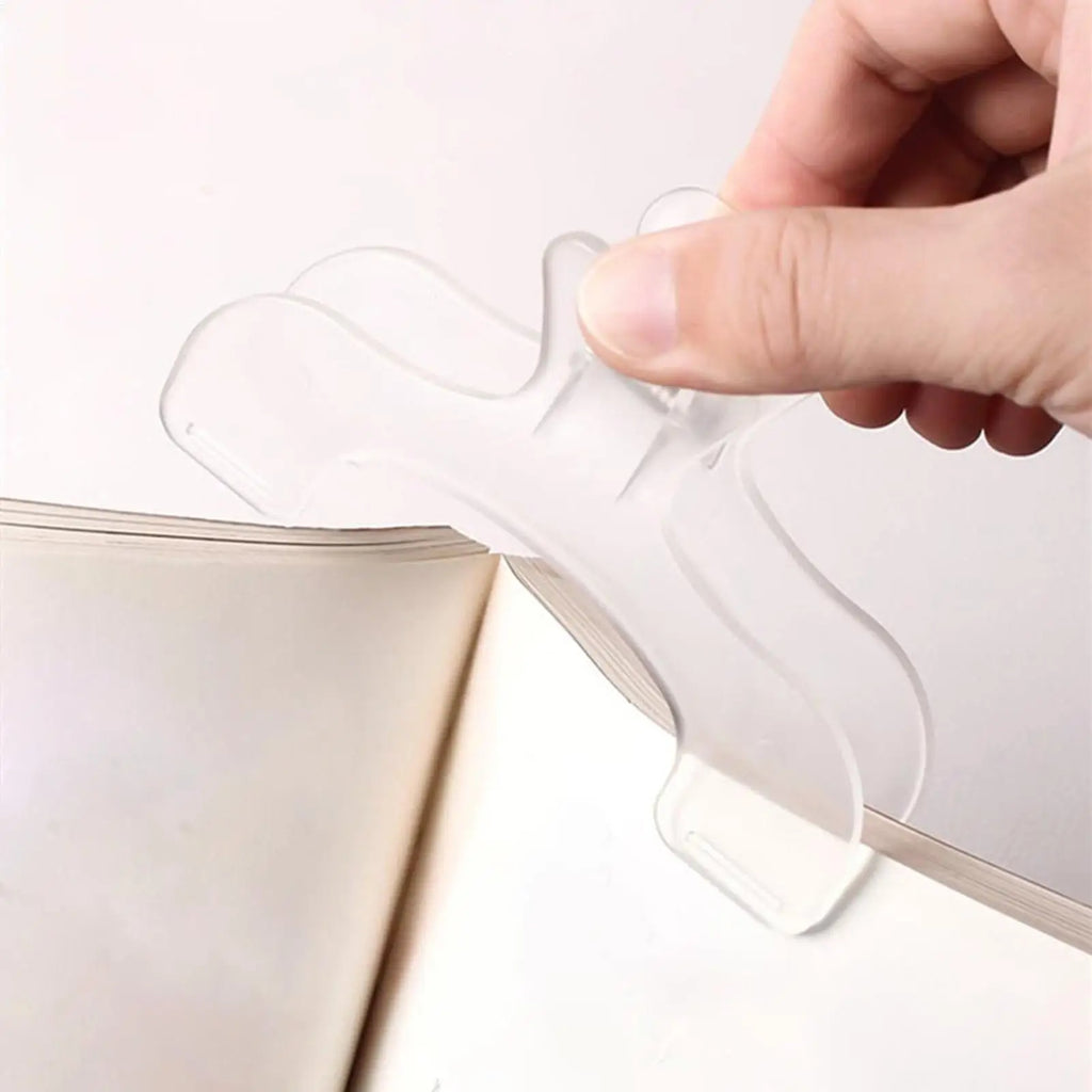 Plastic Book Clips – Page Holder, Bookmark & Note Organizer Book Clip Organizer PLUSH