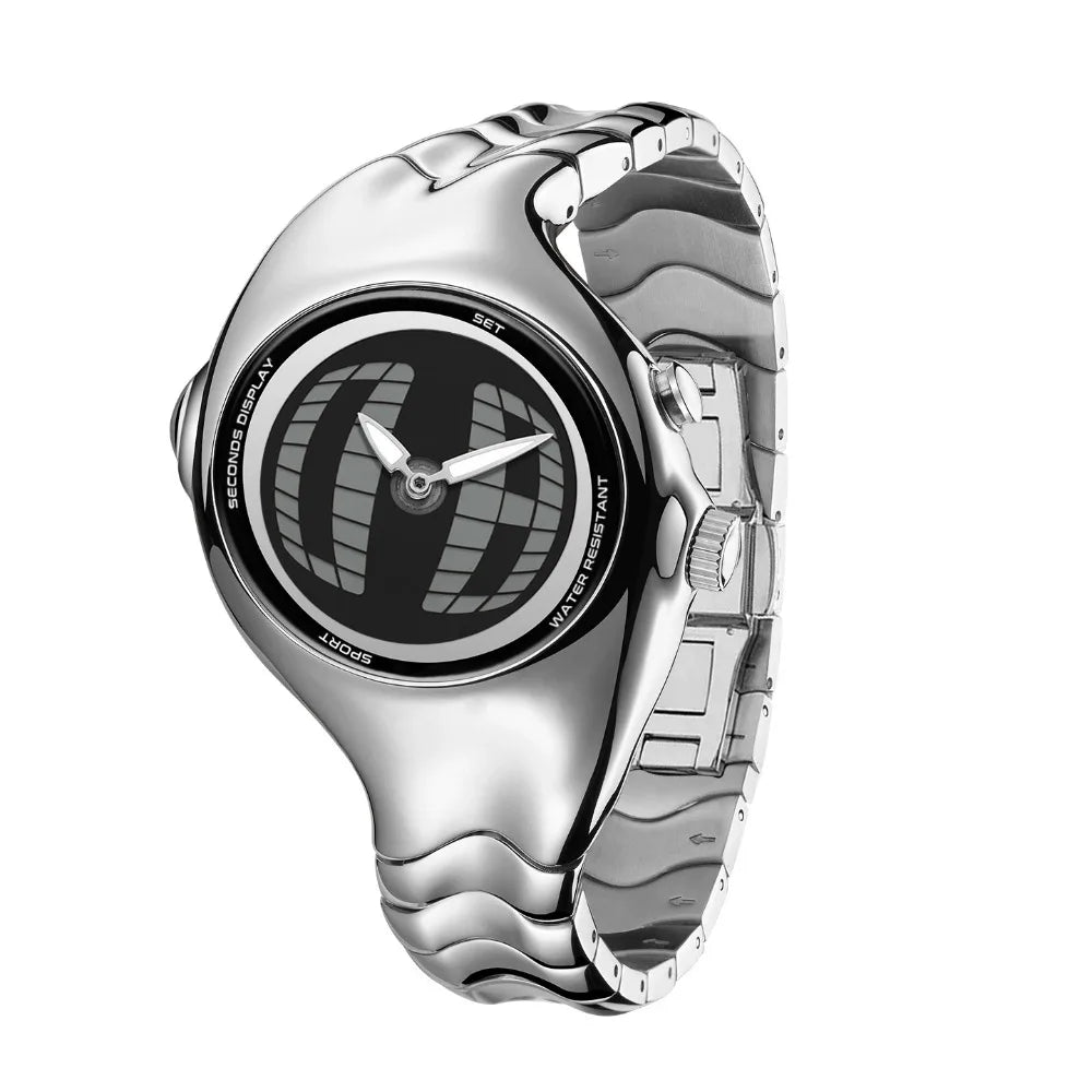 Y2K Retro Unisex Quartz Watch – Analog Digital Streetwear Retro Fashion Watch PLUSH A2