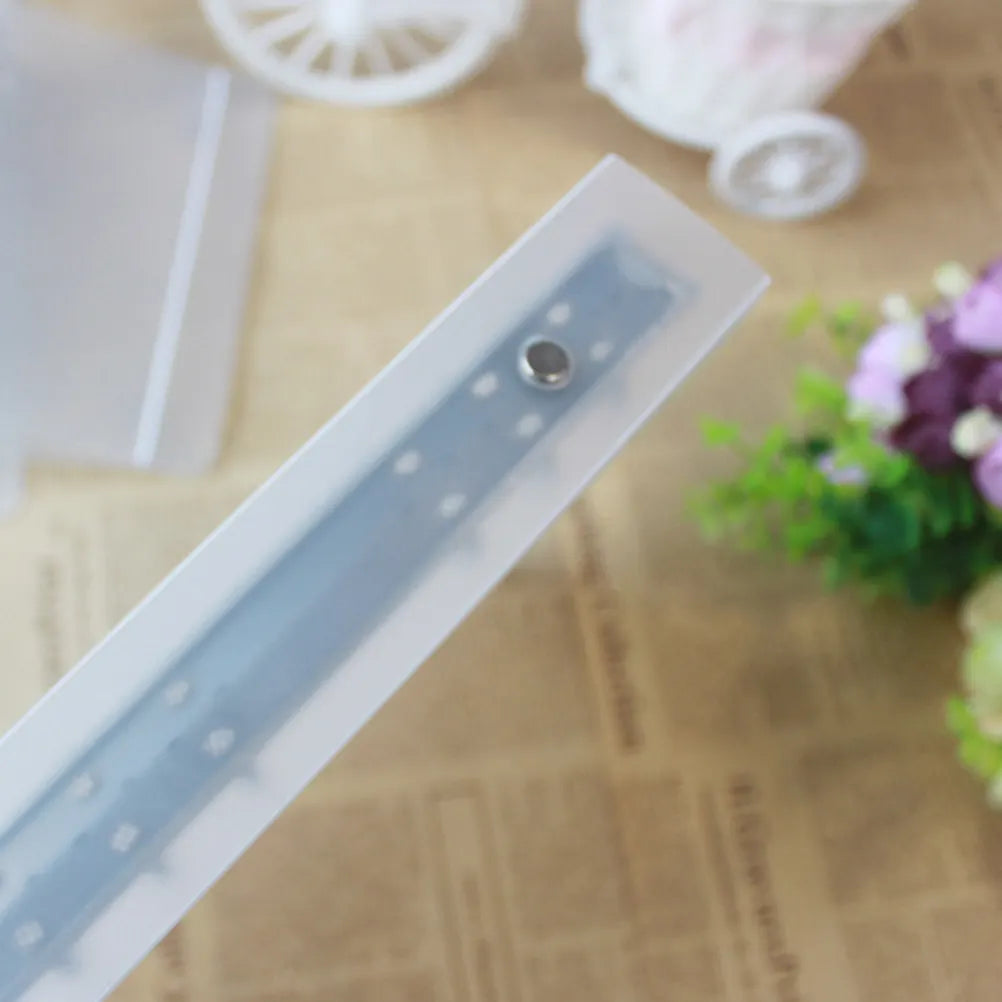 A6 Semi-Transparent PP File Folder Binder with Elastic Band Plastic File Binder PLUSH