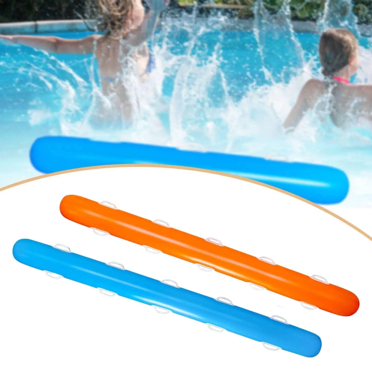 Swim Noodle Solid Foam Core – Pool Beach & Lake Float Toy Pool Float Noodle PLUSH