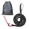 Elastic Bicycle Tow Rope with Hook – MTB & Ebike Traction Strap Bicycle Tow Rope PLUSH Black