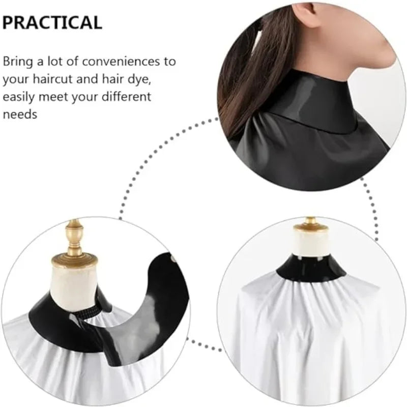 Silicone Hair Cutting Shawl & Dyeing Neck Wrap | Barber Cape Hair Cutting Cape PLUSH