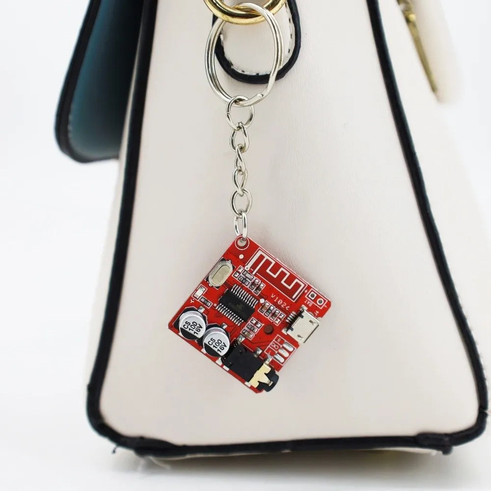 PCB Circuit Board Keychain – Cyberpunk Tech Key Fob Novelty Keychain PLUSH